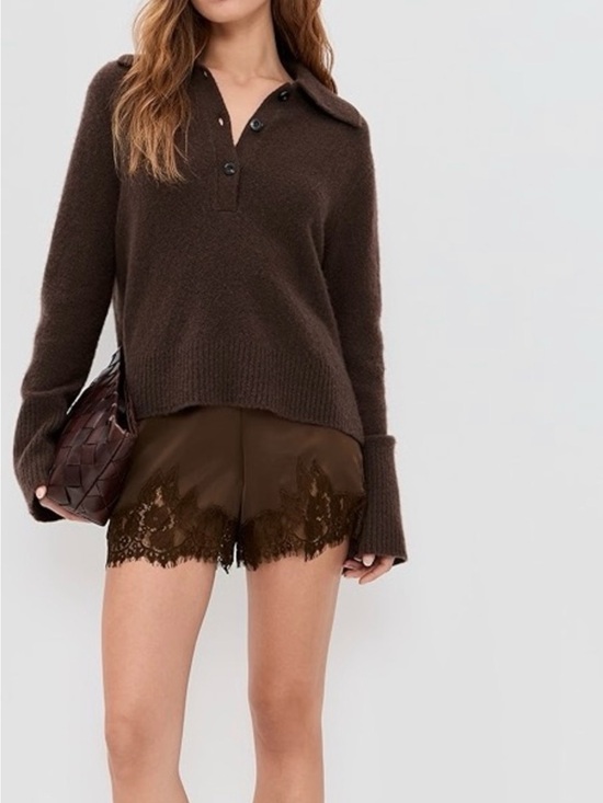 Reformation Pants - Reformation Fern Satin Shorts